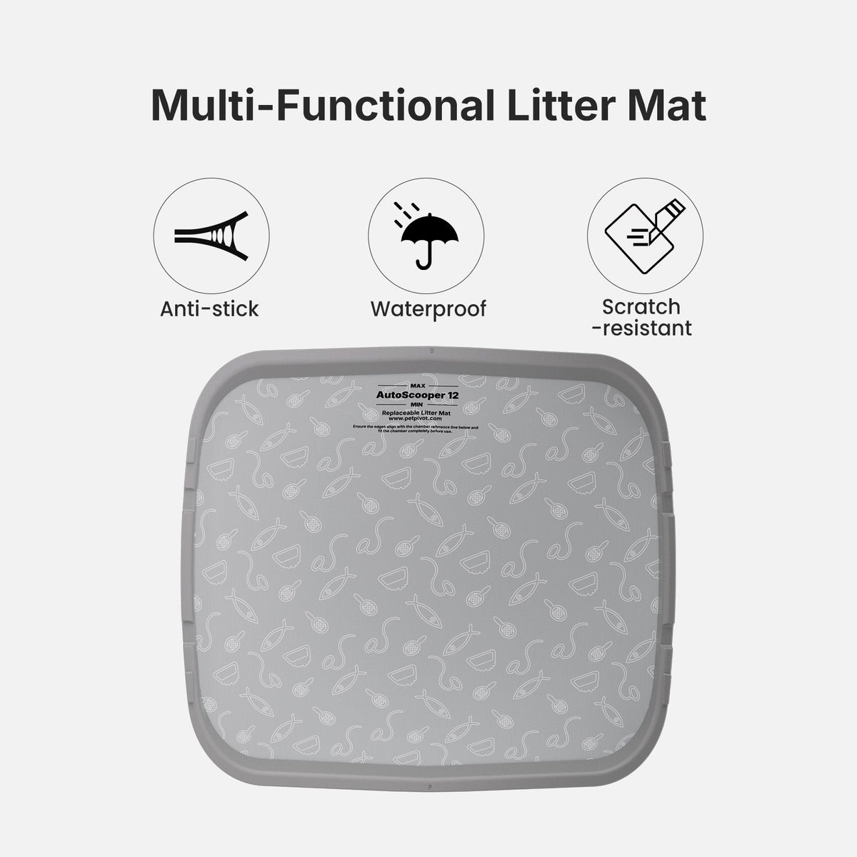 AutoScooper 12 Litter Base Bed – 2 Pack