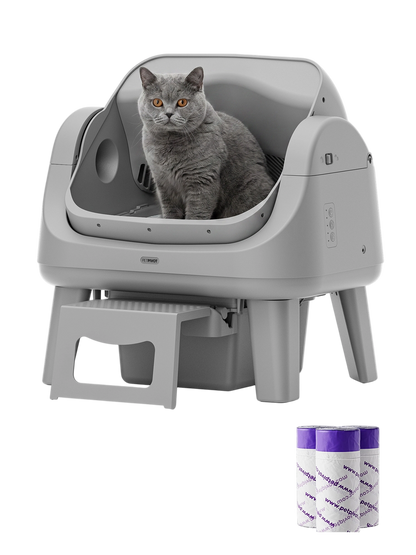 AutoScooper 12 Lite Cat Litter Box-Gray