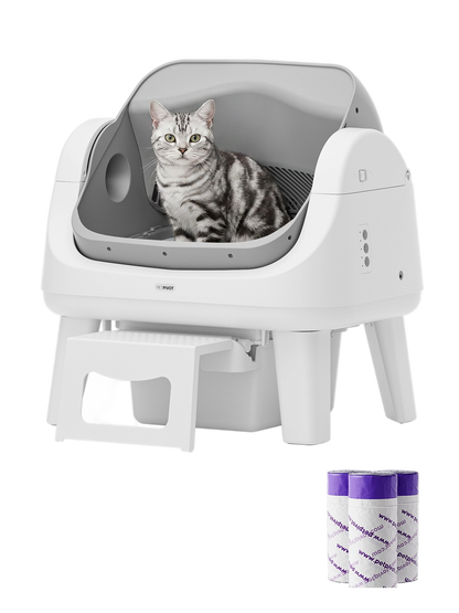 AutoScooper 12 Lite Cat Litter Box-Gray
