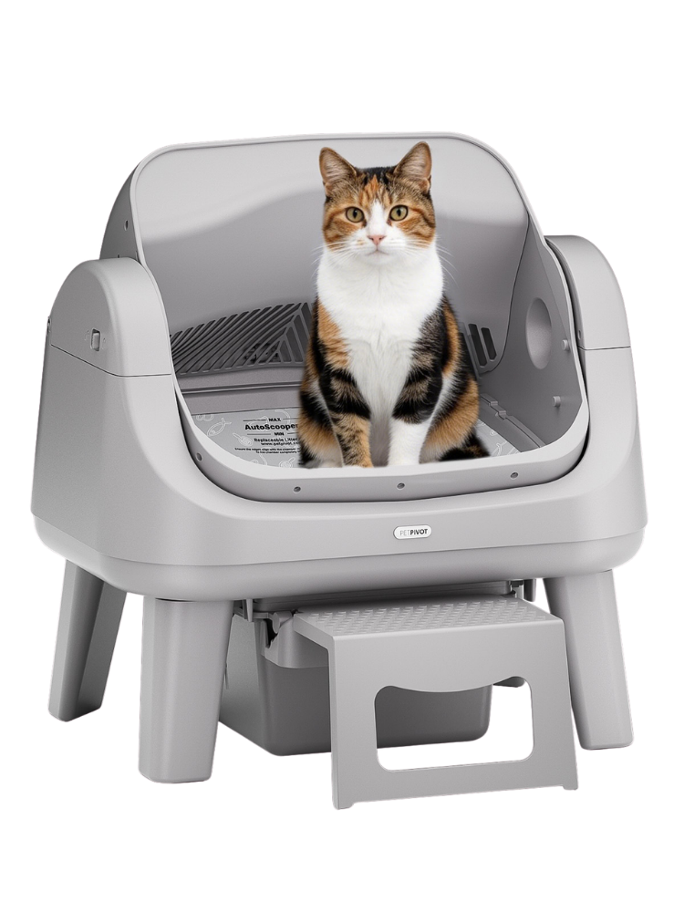 AutoScooper 12 Lite Cat Litter Box-Gray