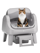 AutoScooper 12 Lite Cat Litter Box-Gray
