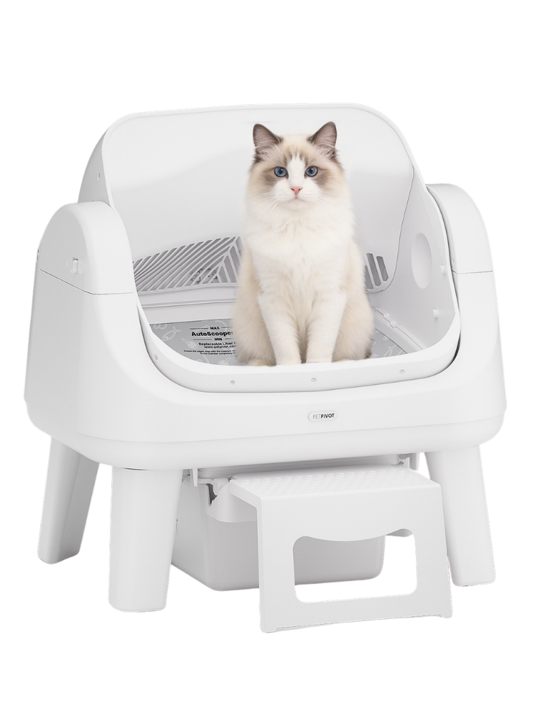 AutoScooper 12 Lite Cat Litter Box-Gray