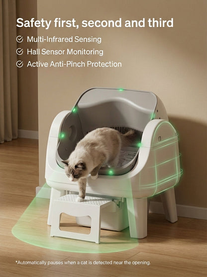 AutoScooper 12 Lite Cat Litter Box-Gray