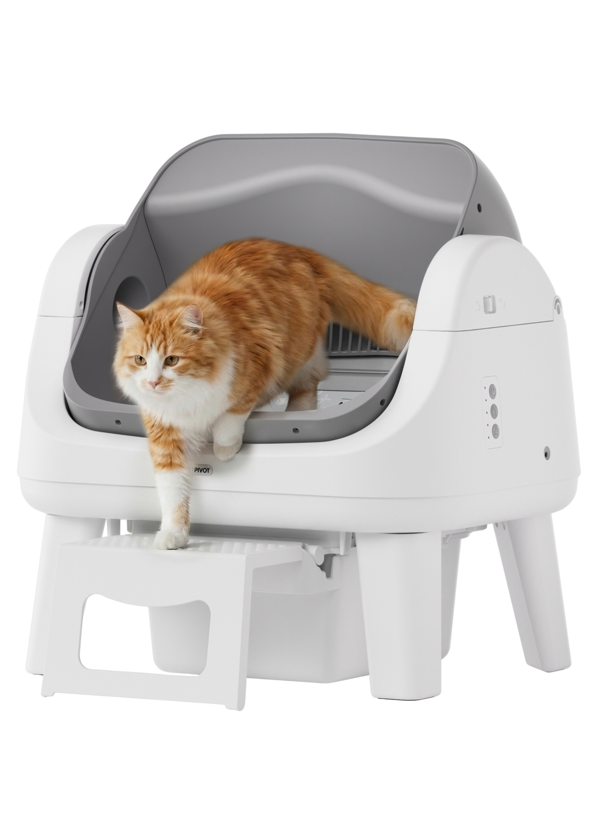 AutoScooper 12 Lite Cat Litter Box-Gray